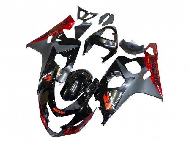 Compra Carenados Moto Suzuki GSXR 600 / GSXR 750 2004-2005 - Negro Gris Rojo
