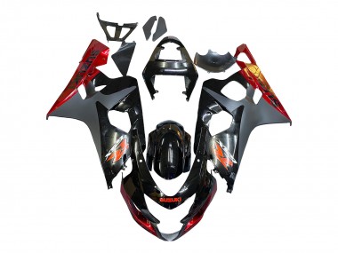 Compra Carenados Moto Suzuki GSXR 600 / GSXR 750 2004-2005 - Negro Gris Rojo