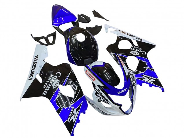 Compra Carenado Moto Suzuki GSXR 600 / GSXR 750 2004-2005 - Blanco Azul Negro Corona Motul