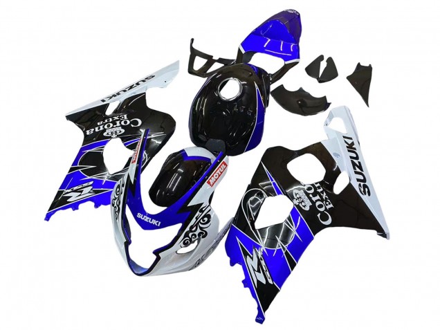 Compra Carenado Moto Suzuki GSXR 600 / GSXR 750 2004-2005 - Blanco Azul Negro Corona Motul