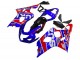 Compra Carenados Moto Suzuki GSXR 600 / GSXR 750 2004-2005 - Azul Rojo Negro Motul Dunlop