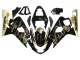 Compra Carenados Moto Suzuki GSXR 600 / GSXR 750 2004-2005 - Negro Brillante Oro Corona