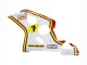 Compra Carenados Moto Suzuki GSXR 600 / GSXR 750 2004-2005 - Blanco Rojo Amarillo Michelin Texaon Heron 7