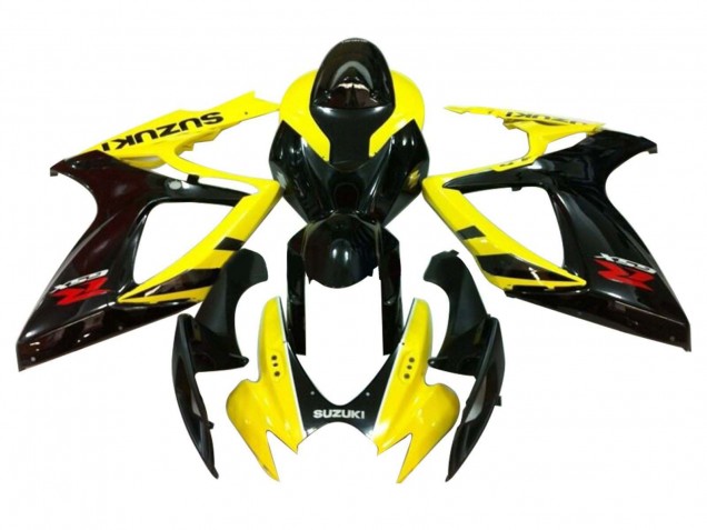 Compra Carenados Moto Suzuki GSXR 600 / GSXR 750 2006-2007 - Amarillo Negro Brillante Rojo