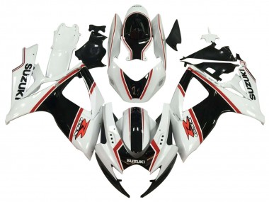 Compra Carenado Moto Suzuki GSXR 600 / GSXR 750 2006-2007 - Blanco Negro Rojo
