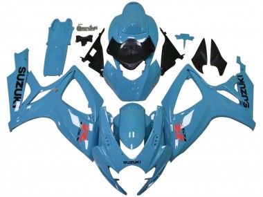 Compra Carenados Moto Suzuki GSXR 600 / GSXR 750 2006-2007 - Azul Claro Negro Rojo