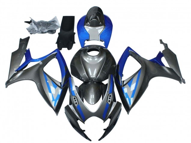 Compra Carenados Moto Suzuki GSXR 600 / GSXR 750 2006-2007 - Azul Gris Negro
