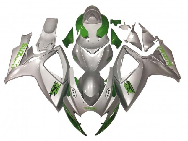Compra Carenados Moto Suzuki GSXR 600 / GSXR 750 2006-2007 - Plata Verde