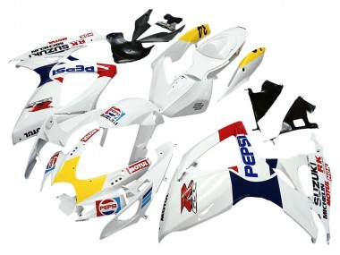 Compra Carenados Moto Suzuki GSXR 600 / GSXR 750 2006-2007 - Blanco Rojo Amarillo Motul