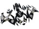 Compra Carenados Moto Suzuki GSXR 600 / GSXR 750 2006-2007 - Negro Brillante Blanco Motul Lucky Strike