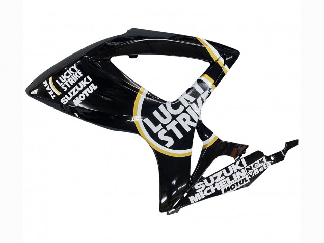 Compra Carenados Moto Suzuki GSXR 600 / GSXR 750 2006-2007 - Negro Brillante Blanco Motul Lucky Strike