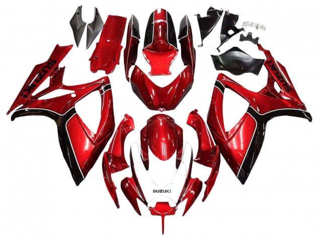 Compra Carenados Moto Suzuki GSXR 600 / GSXR 750 2006-2007 - Rojo Negro