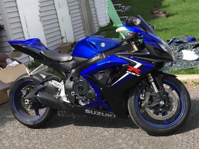Compra Carenados Moto Suzuki GSXR 600 / GSXR 750 2006-2007 - Azul Negro Rojo