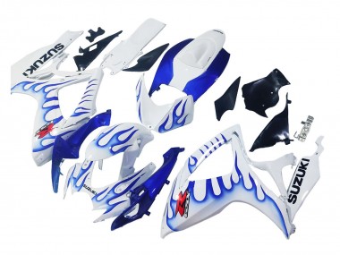 Compra Carenados Moto Suzuki GSXR 600 / GSXR 750 2006-2007 - Blanco Azul Llama