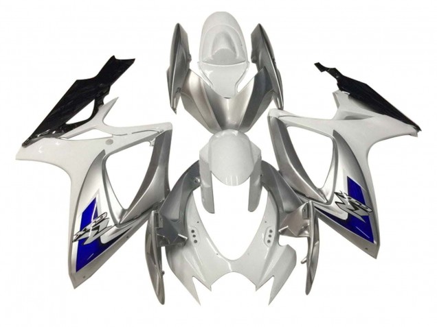 Compra Carenados Moto Suzuki GSXR 600 / GSXR 750 2006-2007 - Blanco Plata Azul Negro