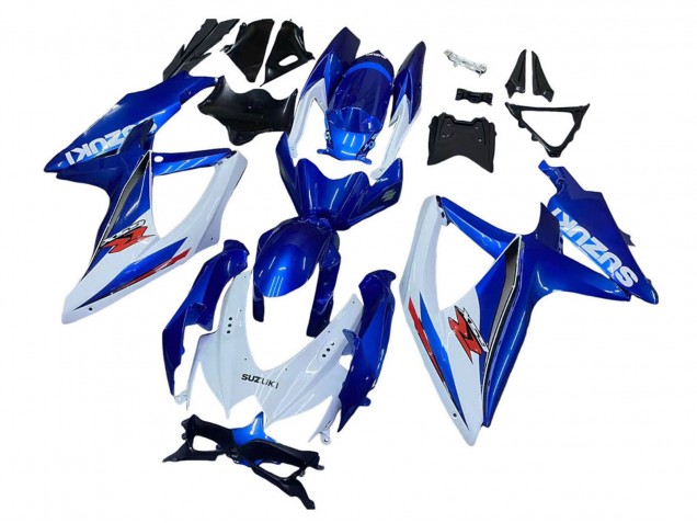 Compra Kits Carenado Moto Suzuki GSXR 600 / GSXR 750 2008-2010 - Azul Blanco Rojo