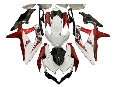 Compra Carenados Moto Suzuki GSXR 600 / GSXR 750 2008-2010 - Blanco Naranja Negro Brillante