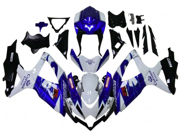 Compra Carenados Moto Suzuki GSXR 600 / GSXR 750 2008-2010 - Blanco Azul Negro Mate Rojo Motul