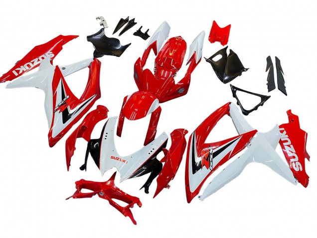 Compra Carenados Moto Suzuki GSXR 600 / GSXR 750 2008-2010 - Blanco Rojo Negro