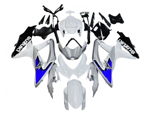 Compra Carenados Moto Suzuki GSXR 600 / GSXR 750 2008-2010 - Blanco Plata Azul Negro