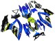Compra Carenados Moto Suzuki GSXR 600 / GSXR 750 2008-2010 - Azul Fluorescent Verde Tiburón