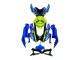 Compra Carenados Moto Suzuki GSXR 600 / GSXR 750 2008-2010 - Azul Fluorescent Verde Tiburón