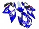 Compra Carenados Moto Suzuki GSXR 600 / GSXR 750 2008-2010 - Blanco Azul Rosa Ecstar Motul