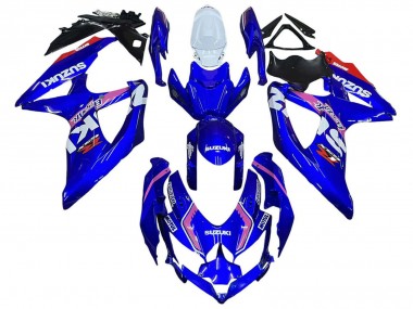 Compra Carenados Moto Suzuki GSXR 600 / GSXR 750 2008-2010 - Blanco Azul Rosa Ecstar Motul