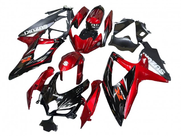 Compra Carenados Moto Suzuki GSXR 600 / GSXR 750 2008-2010 - Rojo Negro Brillante