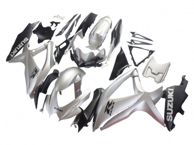 Compra Carenados Moto Suzuki GSXR 600 / GSXR 750 2008-2010 - Plata Negro Mate