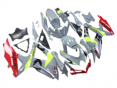 Compra Carenados Moto Suzuki GSXR 600 / GSXR 750 2008-2010 - Gris Amarillo Rojo