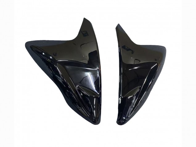 Compra Carenados Moto Suzuki GSXR 600 / GSXR 750 2011-2024 - Negro Brillante Falsificado FibraCarbono Plata Rojo
