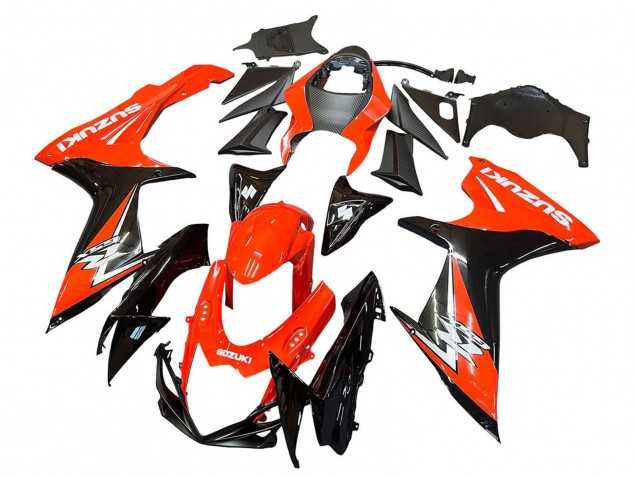Compra Kits Carenados Moto Suzuki GSXR 600 / GSXR 750 2011-2024 - Rojo Negro Brillante