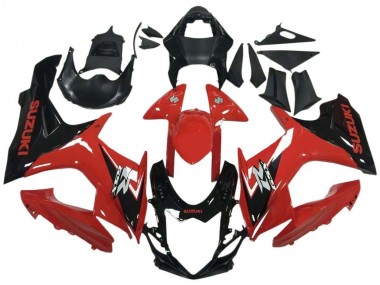 Compra Carenado Moto Suzuki GSXR 600 / GSXR 750 2011-2024 - Rojo Negro Brillante