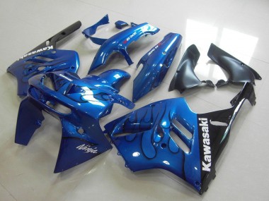 Compra Carenado Moto Kawasaki ZX9R 1994-1997 - Azul Negro Llama