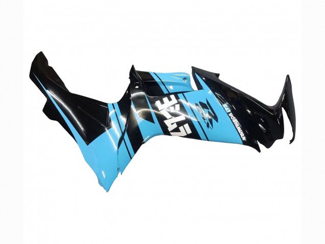 Compra Carenados Moto Suzuki GSXR 600 / GSXR 750 2011-2024 - Negro Brillante Azul Claro