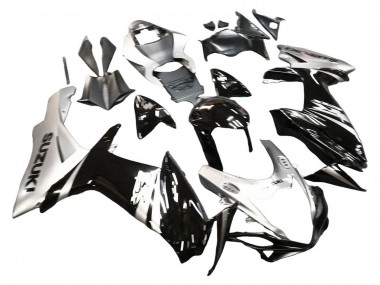 Compra Carenado Moto Suzuki GSXR 600 / GSXR 750 2011-2024 - Negro Brillante Plata