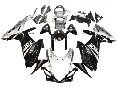 Compra Carenado Moto Suzuki GSXR 600 / GSXR 750 2011-2024 - Negro Brillante Plata