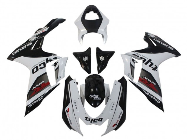 Compra Carenados Moto Suzuki GSXR 600 / GSXR 750 2011-2024 - Blanco Negro Tyco Faro