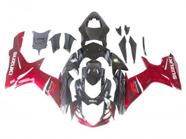 Compra Carenado Moto Suzuki GSXR 600 / GSXR 750 2011-2024 - Rojo Negro Brillante