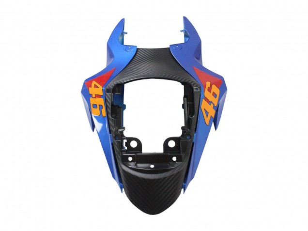 Compra Carenados Moto Suzuki GSXR 600 / GSXR 750 2011-2024 - Azul Claro Naranja Negro Blanco Tiburón 46