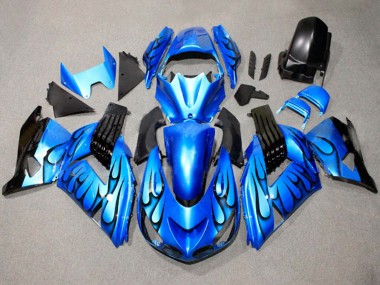 Compra Carenados Moto Suzuki GSXR 600 / GSXR 750 2011-2024 - Azul Negro Llama