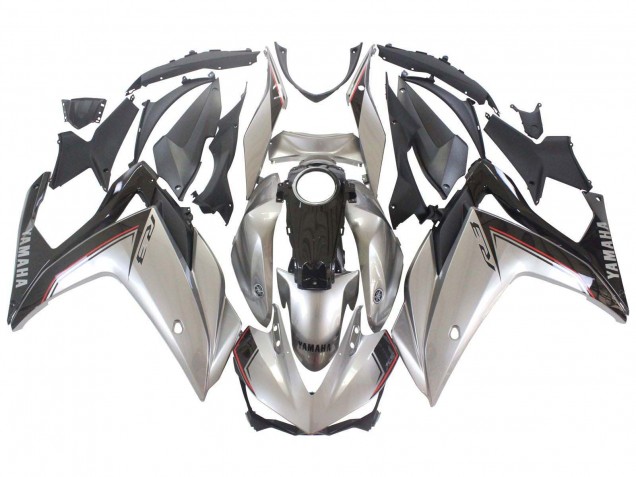 Compra Carenados Moto Yamaha YZF R3/R25 2015-2018 - Plata Negro