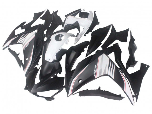 Compra Carenado Moto Yamaha YZF R3/R25 2015-2018 - Blanco Rojo Negro Mate