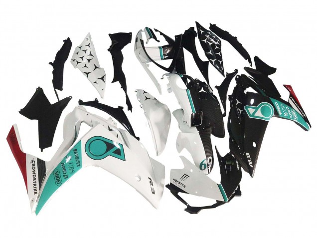 Compra Carenados Moto Yamaha YZF R3/R25 2015-2018 - Blanco Verde Negro Brillante