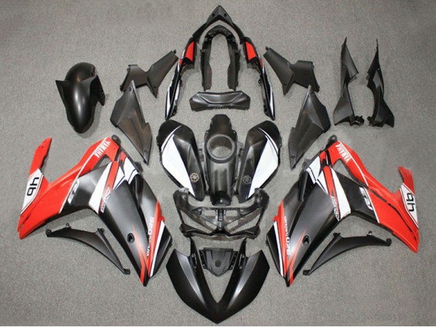 Compra Carenados Moto Yamaha YZF R3/R25 2015-2018 - Blanco Rojo Negro Mate 46