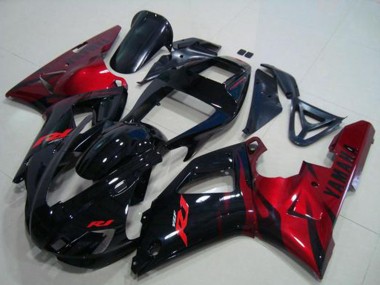 Compra Carenados Moto Yamaha YZF R1 1998-1999 - Negro Brillante Rojo