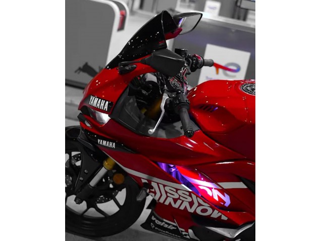 Compra Carenados Moto Yamaha YZF R3/R25 2019-2021 - Rojo Oscuro Blanco Plata Negro Valsir