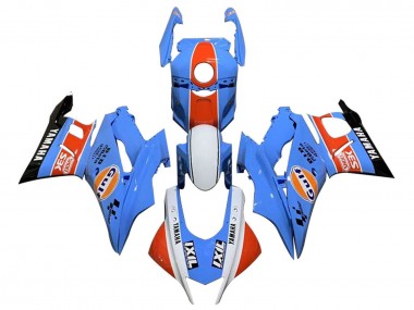 Compra Carenados Moto Yamaha YZF R3/R25 2019-2021 - Azul Blanco Naranja Negro Gulf