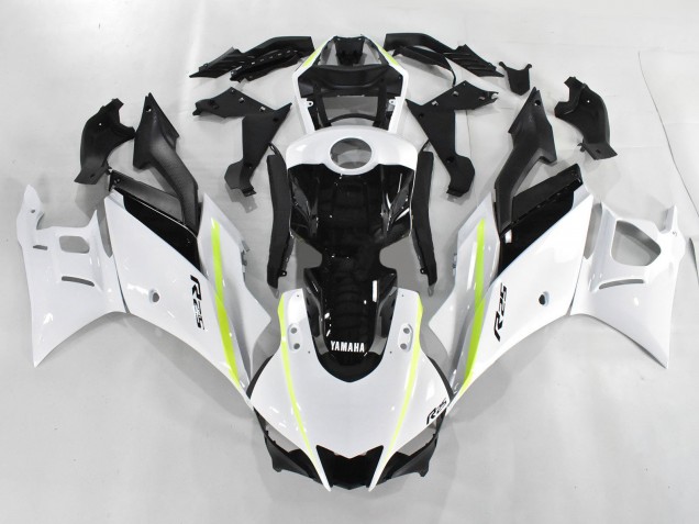 Compra Carenados Moto Yamaha YZF R3/R25 2019-2021 - Blanco Verde Negro